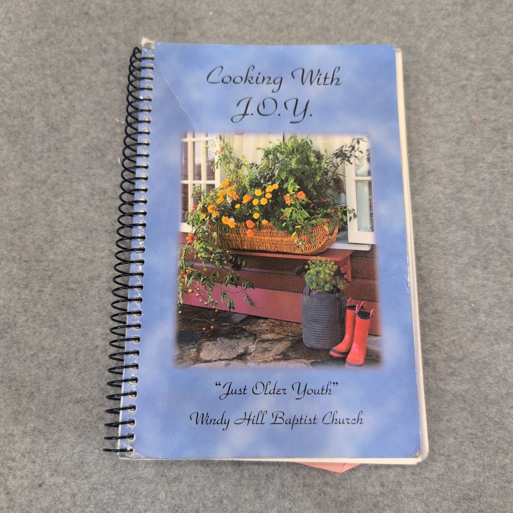 Cooking with J.O.Y. Windy Hill Baptist Church‎ Pensacola FL Spiral Cookbook VG